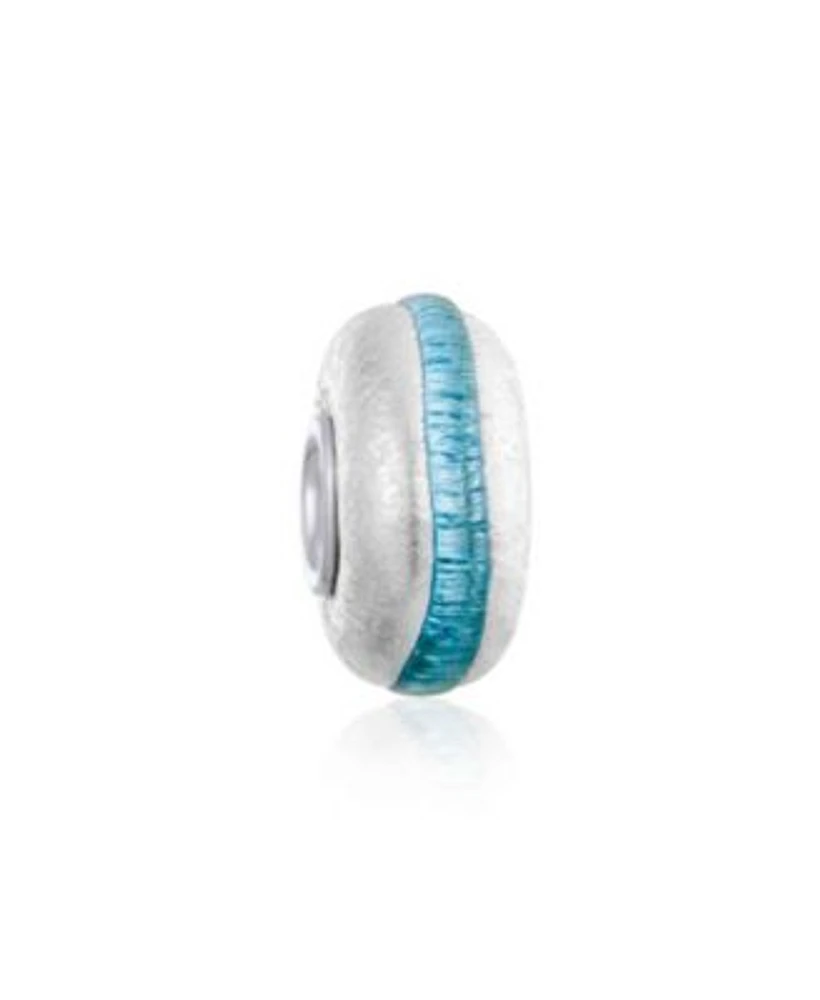 Bling Jewelry Murano Glass Charm Bead with Sterling Silver Core for European Bracelets