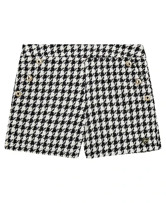 Guess Big Girls Pied de Poule Shorts