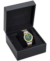 Versace Men's Swiss Two-Tone Stainless Steel Bracelet Watch 40mm