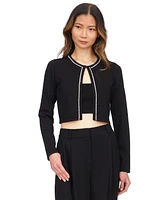 Michael Kors Women's Gem-Trim Cropped Cardigan