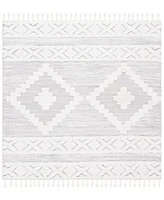 Safavieh Moroccan Tassel Shag MTS640A 5'3"x5'3" Square Area Rug