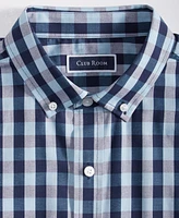 Club Room Men's Gin Regular-Fit Plaid Button-Down Shirt, Created for Macy's