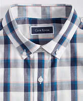 Club Room Men's Dewall Regular-Fit Plaid Button-Down Shirt, Created for Macy's