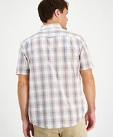 Club Room Men's Odulls Regular-Fit Plaid Button-Down Shirt, Created for Macy's