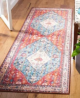 Safavieh Tucson Washable TSN104B 2'6"x14' Runner Area Rug