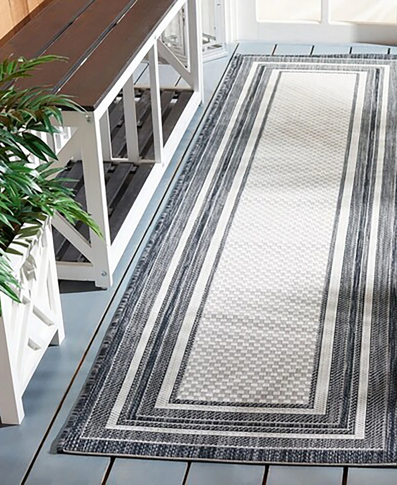 Safavieh Courtyard I CY84753712 2'3"x10' Runner Area Rug