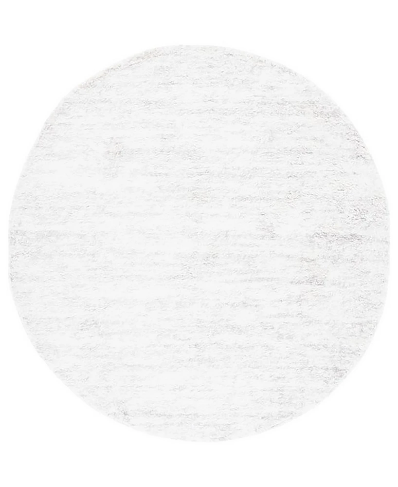 Safavieh Berber Shag 300 BER563F 5'5"x5'5" Round Area Rug