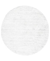 Safavieh Berber Shag 300 BER563F 5'5"x5'5" Round Area Rug