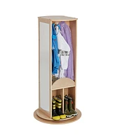 ECR4Kids Rotating Dress-Up Carousel, Natural, 1