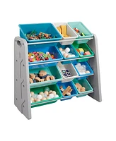 ECR4Kids Tree Storage Organizer with 12 Bins, Contemporary