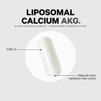 Codeage Liposomal Calcium Akg Supplement - Pure Alpha Ketoglutarate Acid - 2-Month Supply - Liposomal Delivery for Bioavailability