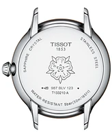 Tissot Women's Swiss Odaci-t Cream Leather Strap Watch 33mm