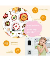 Kitchen Pretend Play Cookware Toys for Kids with Water Dispenser