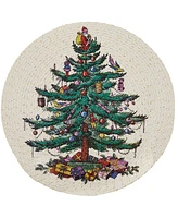 Spode Christmas Tree Polyester 4 Piece Placemat, 15" x 15"