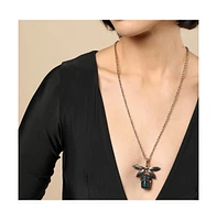 Sohi Women's Dragonfly Pendant Necklace