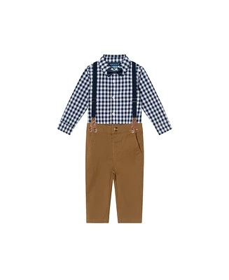 Andy & Evan Baby Boys Gingham Buttondown and Pants Set