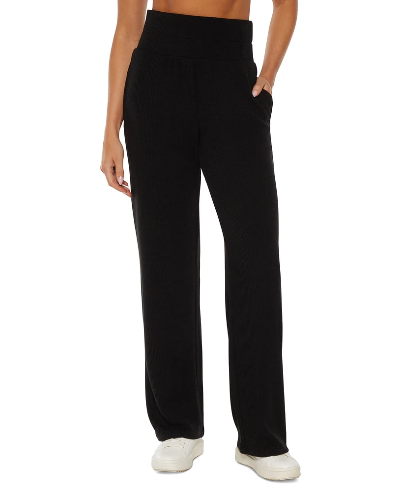 Three Dots Women's Bexley High Rise Wide-Leg Pants