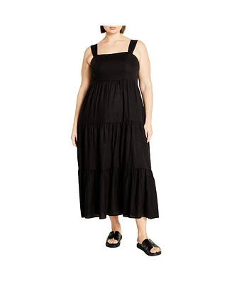 City Chic Plus Livvy Maxi Dress