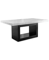 Kellet Pc. Rectangular Marble Dining Set (Table & Side Chairs