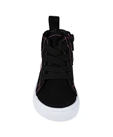 Bebe Toddler Girls Embroidered Sequin Sneakers