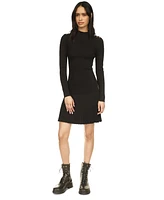 Michael Kors Women's Mock-Neck Long-Sleeve Dress