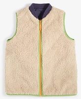 Epic Threads Little & Big Boys Reversible Faux-Sherpa Vest, Created for Macy's