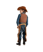 Dress Up America Cowboy Chaps and Vest Toddler Costume Boys/Girls