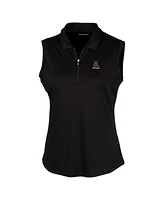 Cutter & Buck Women's Black Alabama Crimson Tide Forge Stretch Sleeveless Polo