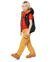 Timberland Big Boys Sleeveless Hooded Puffer Vest