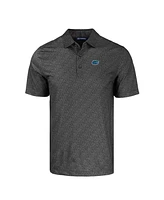 Cutter & Buck Men's Black Florida Gators Pike Eco Pebble Print Stretch Polo