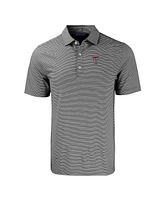 Cutter & Buck Men's Texas Tech Red Raiders Forge Eco Double Stripe Stretch Polo