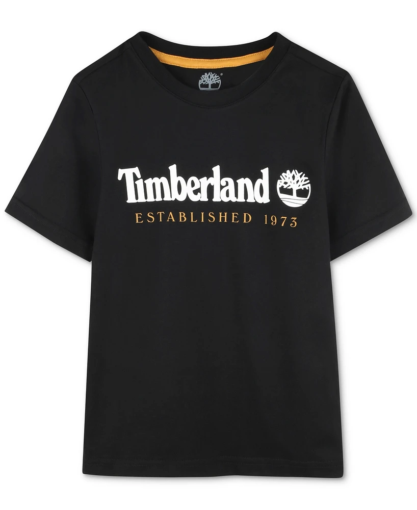 Timberland Little Boys Short-Sleeve Logo Graphic T-Shirt