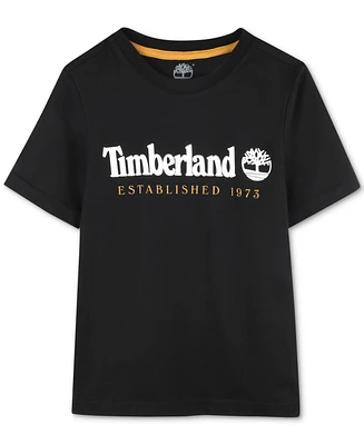 Timberland Little Boys Short-Sleeve Logo Graphic T-Shirt