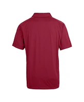 Cutter & Buck Men's Maroon South Carolina Gamecocks Vault Prospect Textured Stretch Polo