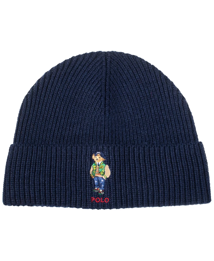 Polo Ralph Lauren Men's Signature Varsity Bear Beanie