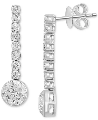 Effy Lab Grown Diamond Dangle Drop Earrings (2-5/8 ct. t.w.) in 14k White Gold