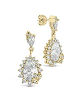 Sterling Forever Sienna Cubic Zirconia Statement Stud Earrings