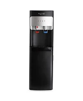 MegaChef Bottom Load Hot and Cold Water Dispenser in Black