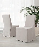 Abbyson Living 39" 2-Pc. Wood Mindy Sunbrella Slipcover Dining Chair
