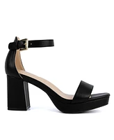 Jones New York Women's Herliza Platform Block Heel Dress Sandals