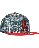 New Era Men's Black Los Angeles Angels Sands 59FIFTY Fitted Hat