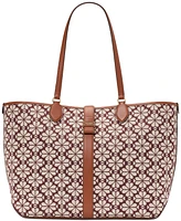 kate Spade new york Flower Jacquard Open Tote Bag