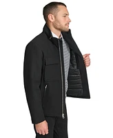 Calvin Klein Men's Hipster Full-Zip Jacket with Zip-Out Hood