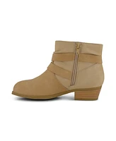 Kenneth Cole New York Little and Big Girls Ellen Zoey Western Ankle Boots