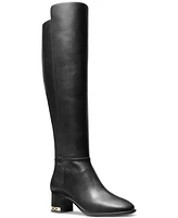 Michael Michael Kors Women's June Leather Knee High Riding Boots