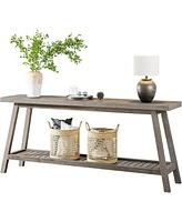 Tribesigns Farmhouse Console Entryway Table: 70.9 Inches Extra Long Console Table for Entryway, 2