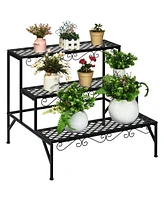 3 Tiers Metal Decorative Plant Stand