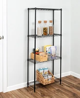 Honey Can Do 4-Tier Slim Profile Shelving Unit