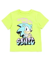 Sega Little Boys Sonic the Hedgehog T-Shirt and Shorts Outfit Set to