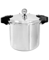 Megachef 24 Quart Large Capacity Aluminum Stovetop Pressure Cooker/Canner for Induction and Gas Stove-Tops